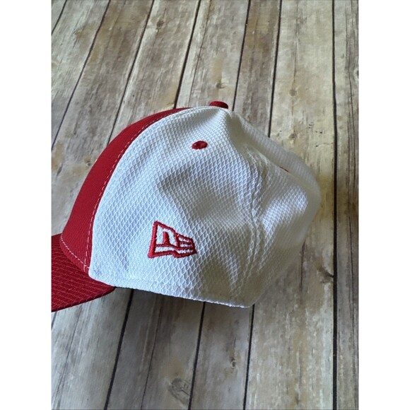 New Era 39Thirty Hat MLB San Francisco Giants Red Fitted Mesh Medium Large - Picture 2 of 4